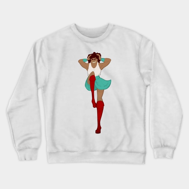 Frustration Crewneck Sweatshirt by CelestialEmbalmer